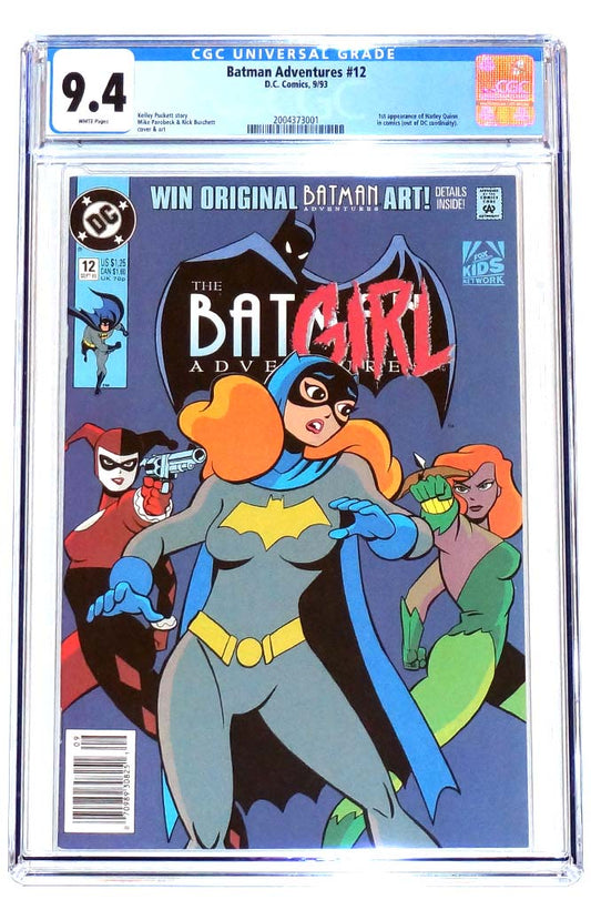 Batman Adventures #12 CGC 9.4 Newsstand 1st Harley Quinn