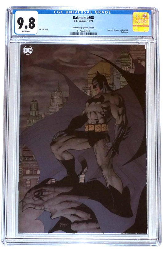 Batman #608 Foil Virgin Variant CGC 9.8 Jim Lee