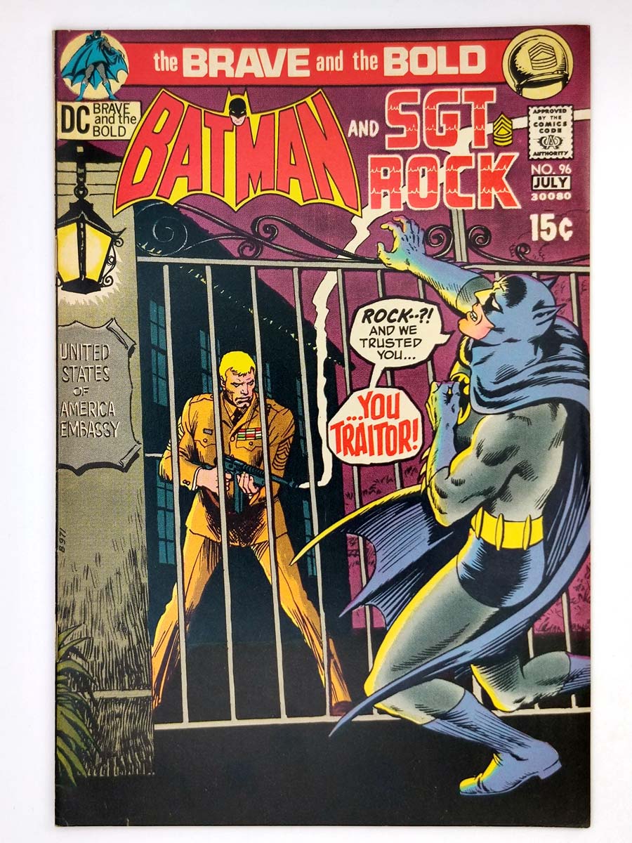 Brave and the Bold #96 Batman SGT Rock Team-Up