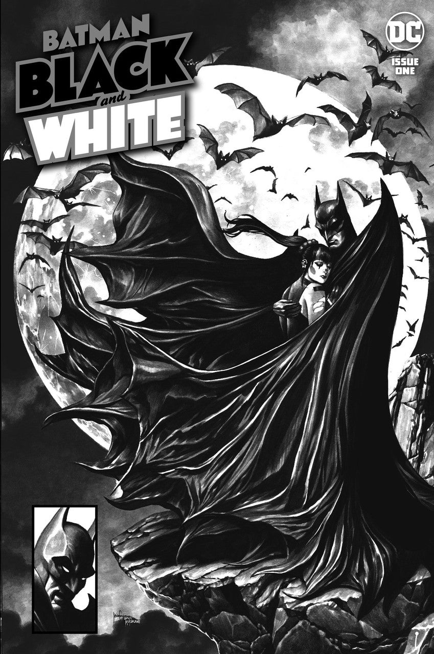 Batman Black and White #1 Mico Suayan Trade Variant Signed by Suayan