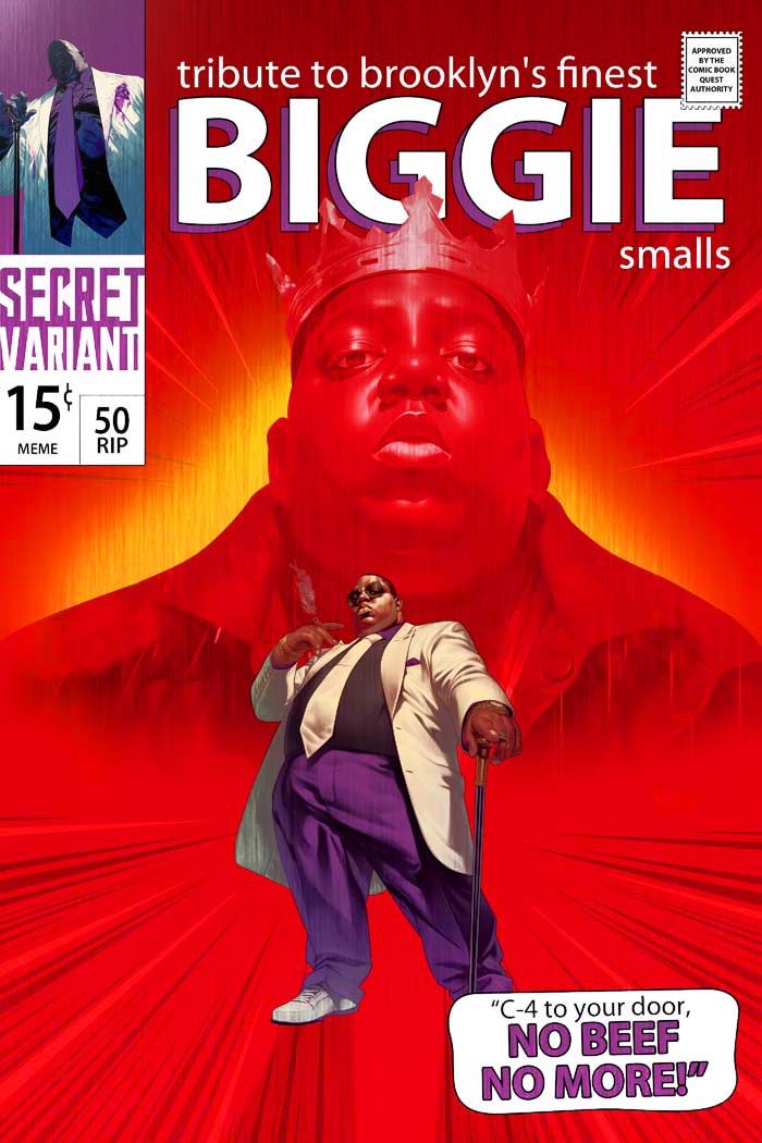 Biggie Smalls #1 St. Jepan Secret Trade Metal Variant LTD 5