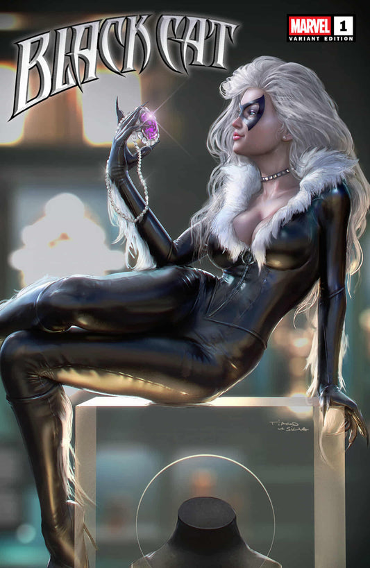 Black Cat #1 Tiago da Silva Trade Variant