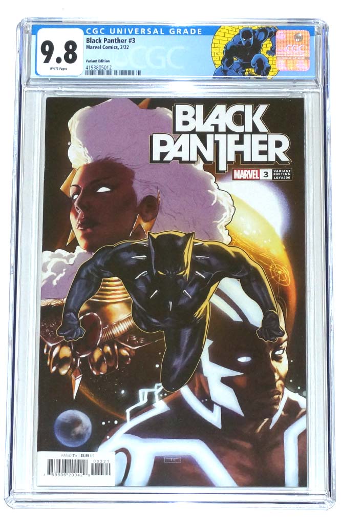 Black Panther #3 CGC 9.8 Taurin Clarke 1:25 Variant 1st Tosin Odueye