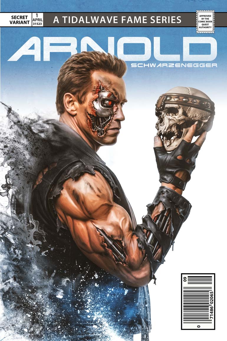 Arnold Schwarzenegger #1 Ultraraw26 Secret Blue Metal Variant LTD 3