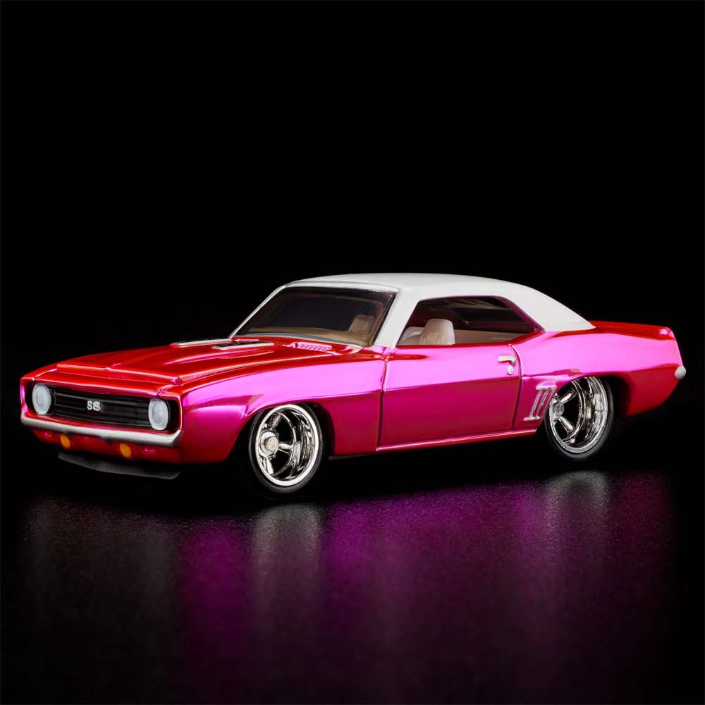 Hot Wheels RLC Exclusive 1969 Chevy Camaro SS Spectraflame Pink