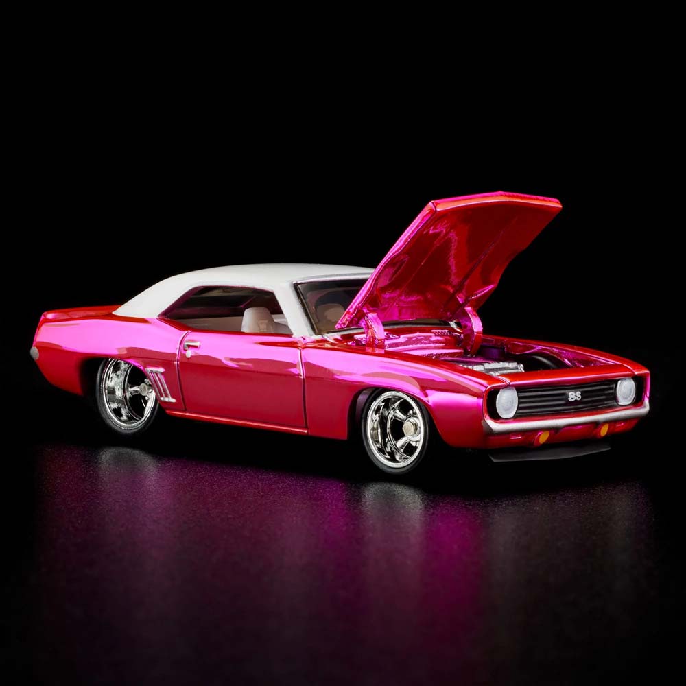 Hot Wheels RLC Exclusive 1969 Chevy Camaro SS Spectraflame Pink