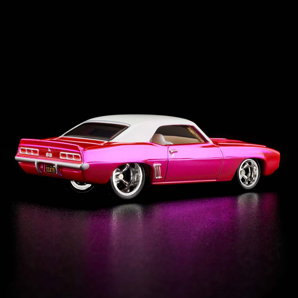 Hot Wheels RLC Exclusive 1969 Chevy Camaro SS Spectraflame Pink