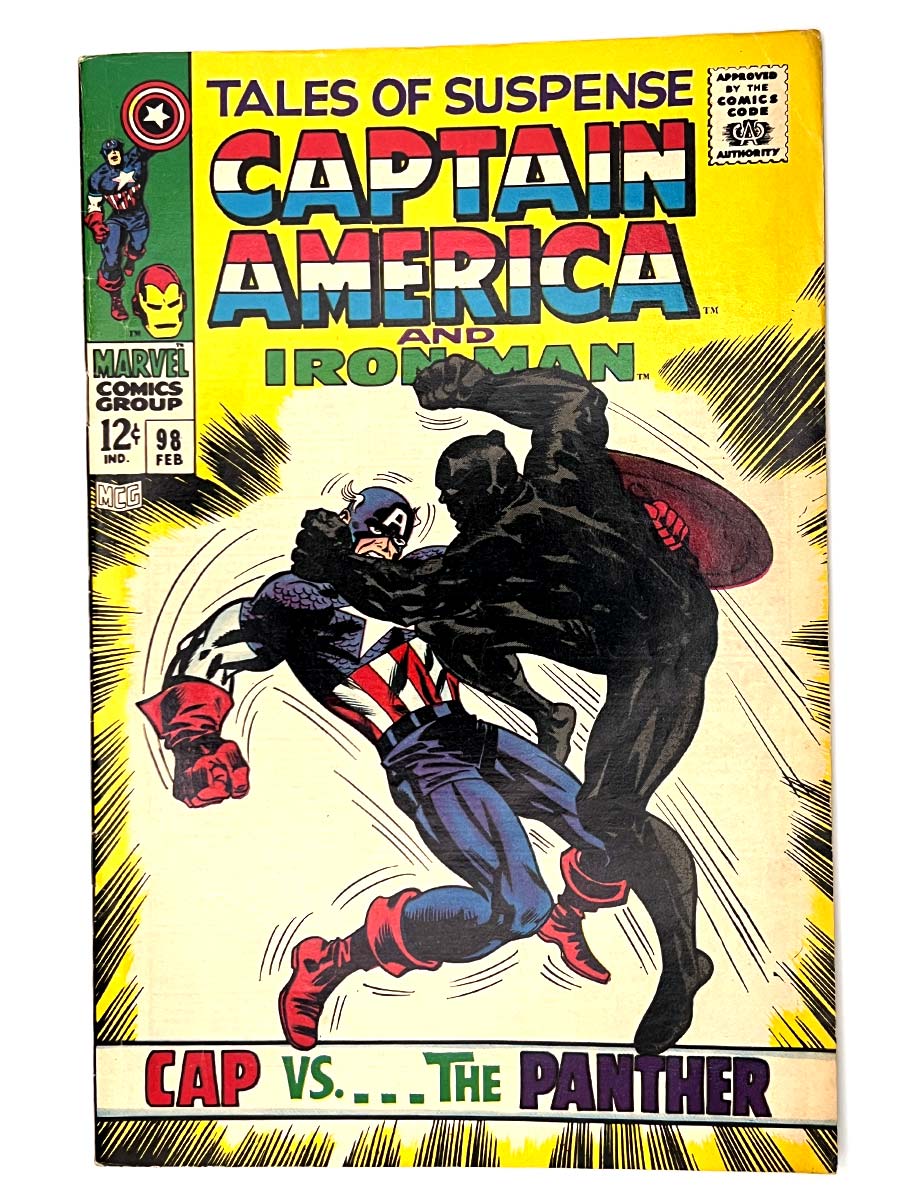 Tales of Suspense #98 Captain America vs Black Panther