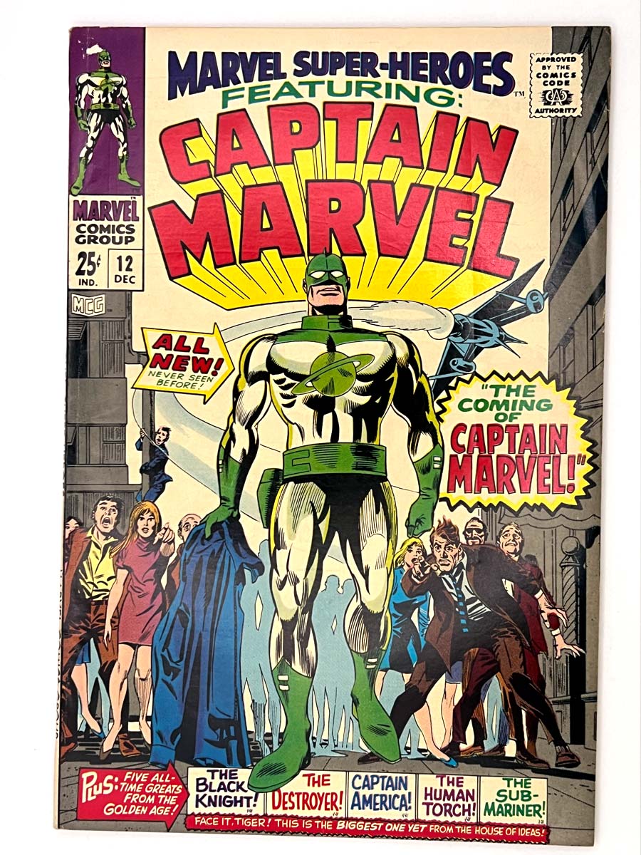 Marvel Super-Heroes #12 1st App Captain Marvel