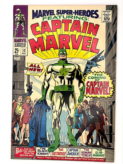 Marvel Super-Heroes #12 1st App Captain Marvel