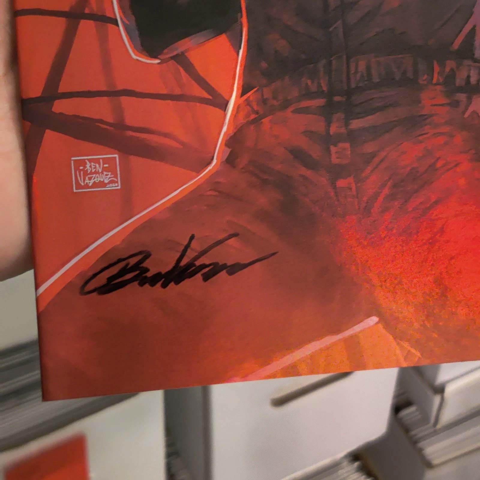 John Carpenter #1 Ben Vazquez Secret Blood Red Foil Variant SIGNED #1/20