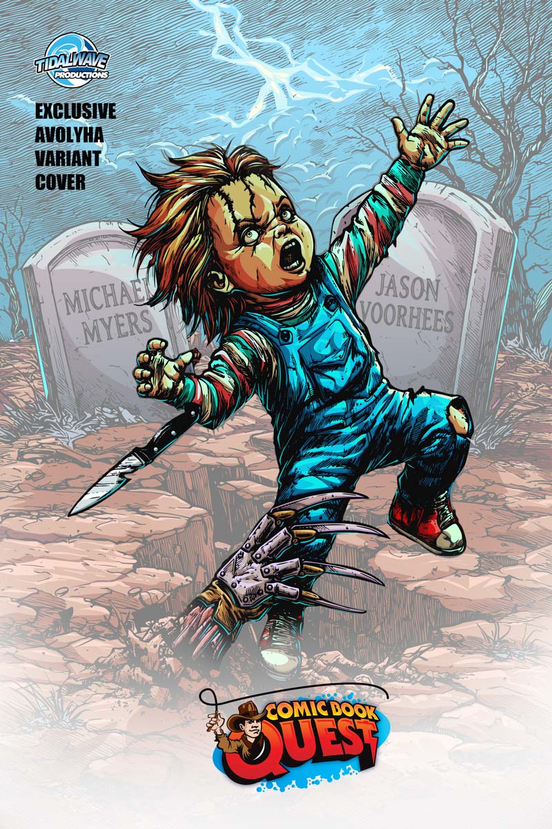 Birth of a Slasher #1 Avoltha Color Variant Back