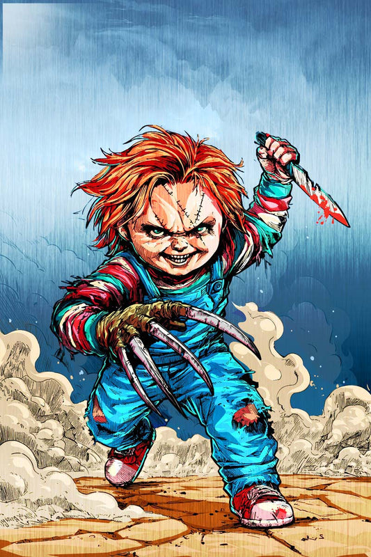Birth of a Slasher #1 Avoltha Metal Virgin Variant LTD 5