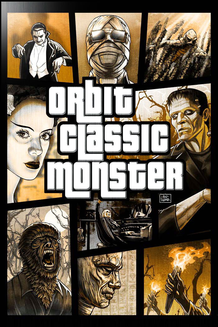 Classic Monsters #1 Ben Vazquez GTA Metal Bronze Variant LTD 5