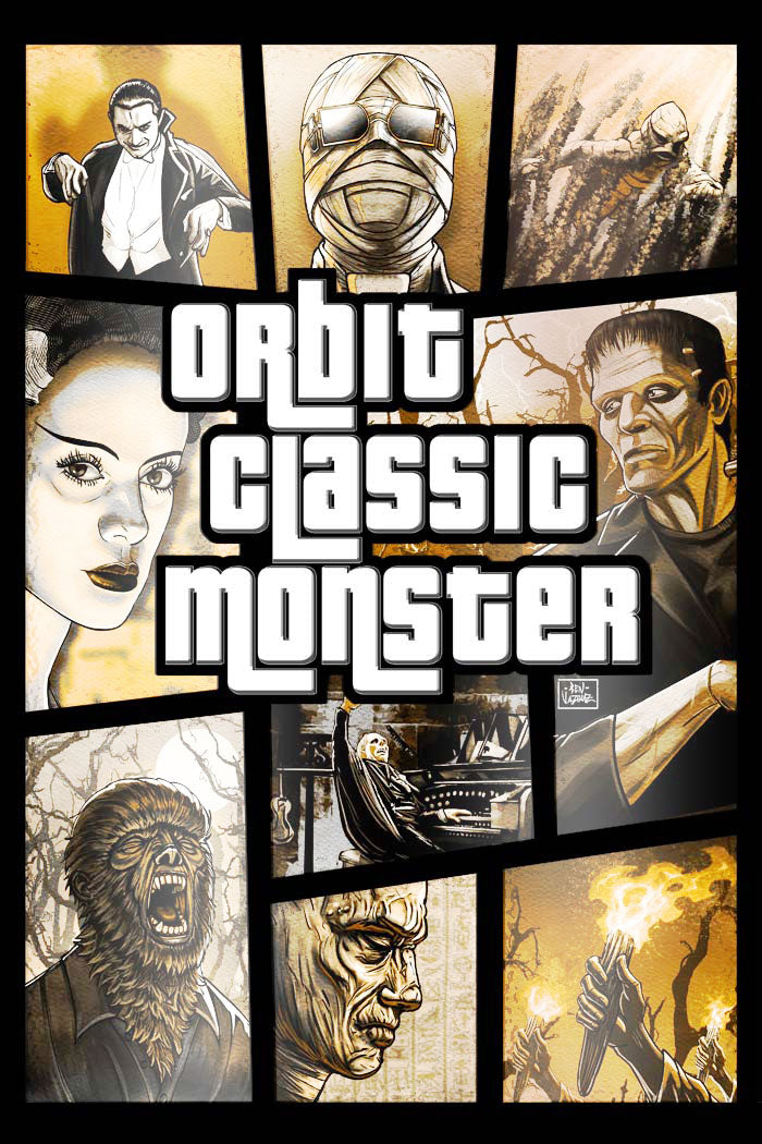 Classic Monsters #1 Ben Vazquez GTA Bronze Foil Variant