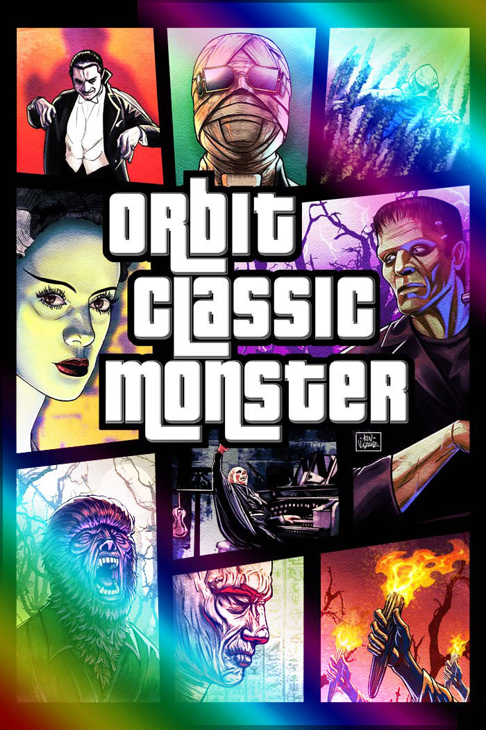 Classic Monsters #1 Ben Vazquez GTA Foil Variant LTD 25