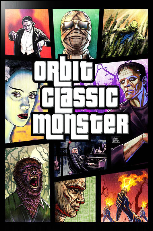 Classic Monsters #1 Ben Vazquez GTA Metal Variant LTD 5