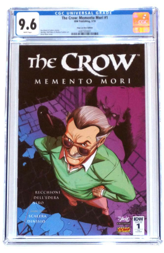 The Crow Memento Mori #1 Stan Lee Variant CGC 9.8