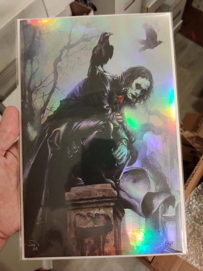 Brandon Lee #1 Humam Qutub CBQ "Vengeance" Foil Variant LTD 30 Slightly Damaged