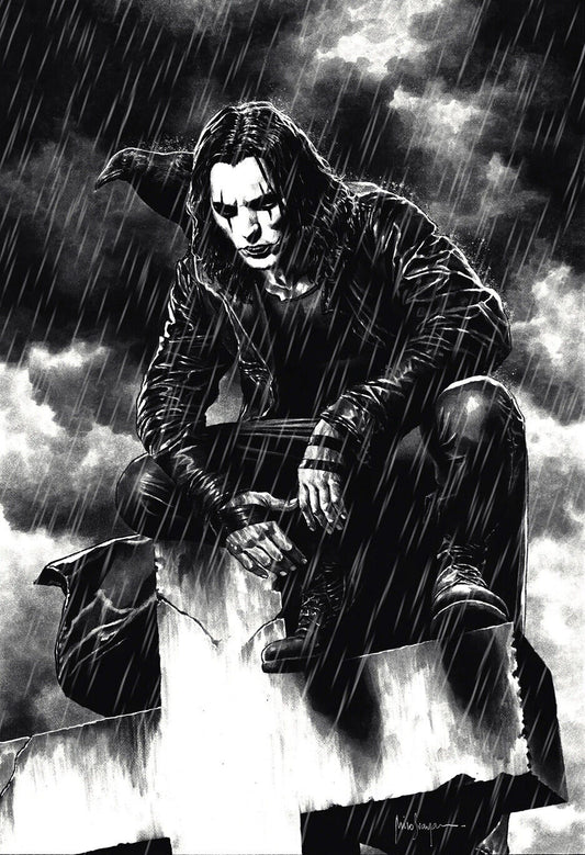 The Crow on Cross Virgin Print by Mico Suayan #/500