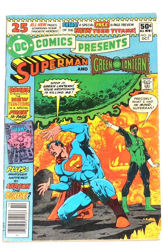 DC Comics Presents #26 Newsstand 1st New Teen Titans