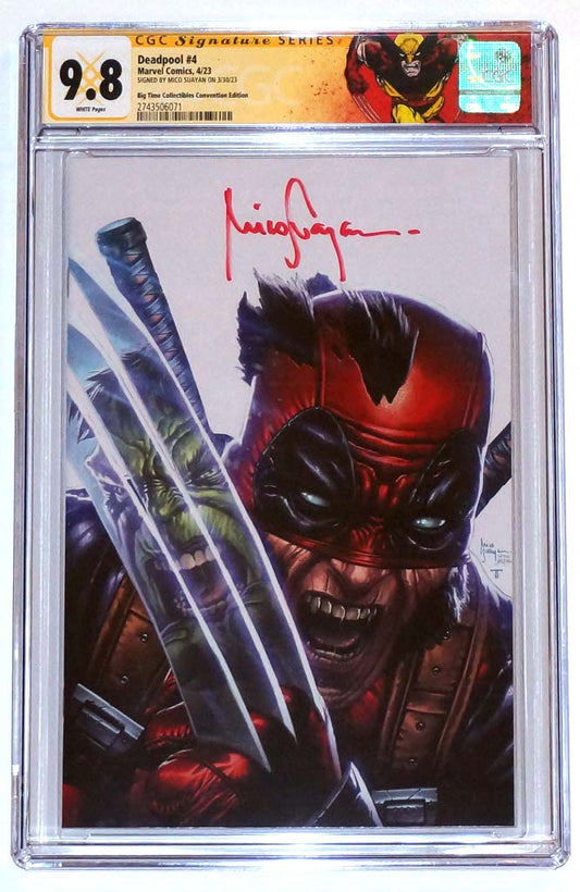 Deadpool #4 CGC 9.8 Mico Suayan Convention Variant