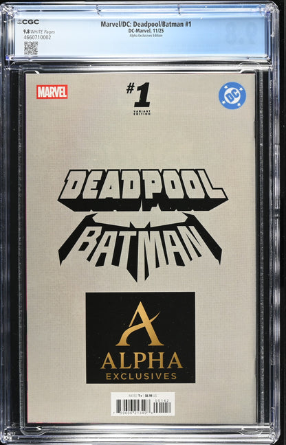 Deadpool / Batman #1 CGC 9.8 Alessandro Cappuccio Trade Variant