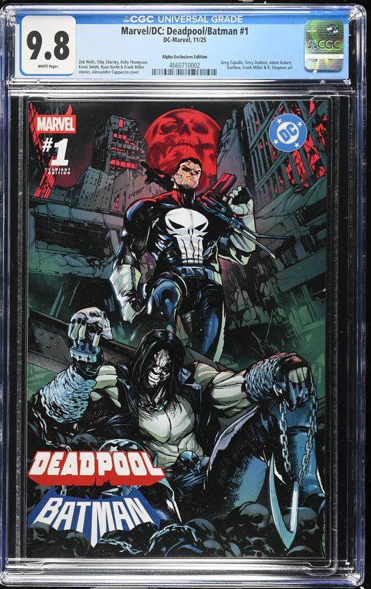 Deadpool / Batman #1 CGC 9.8 Alessandro Cappuccio Trade Variant