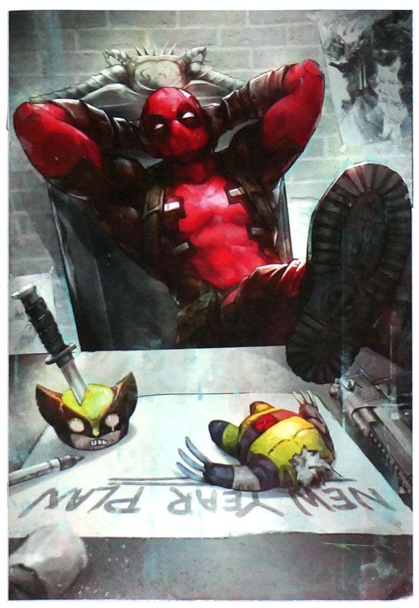 Deadpool Wolverine #1 Ivan Tao Color Splash Virgin Variant LTD 300