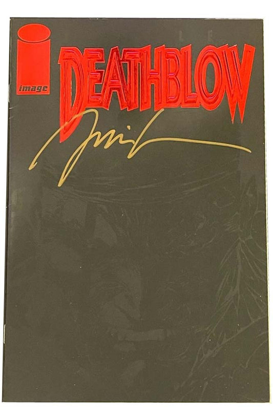 Deathblow #1 signed by Jim Lee in Gold