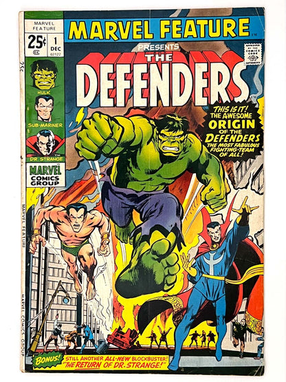 Marvel Feature Presents Defenders #1 1st App Defenders
