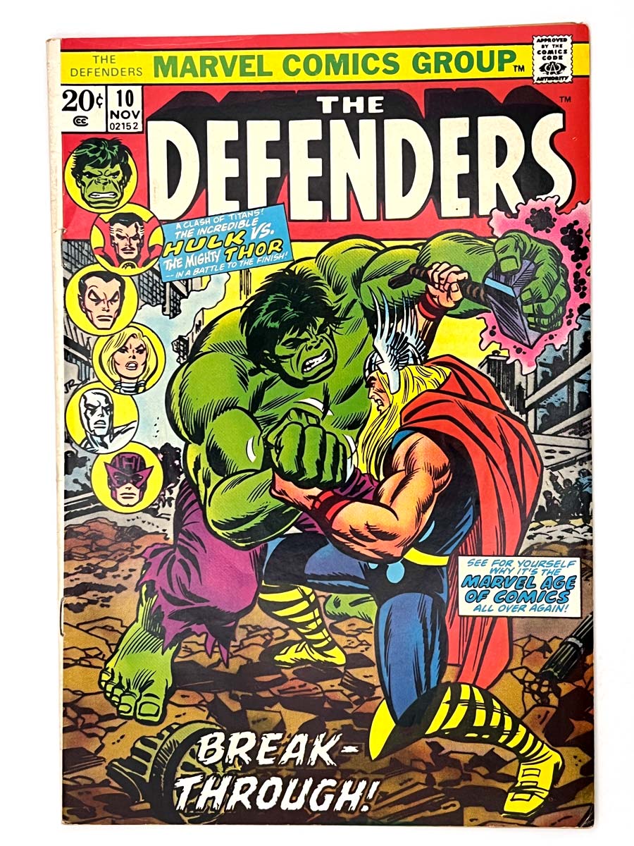 Defenders #10 Hulk vs Thor