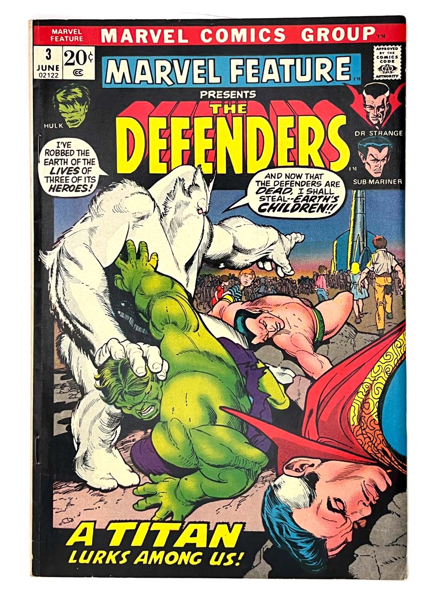 Marvel Feature Presents Defenders #3 Hulk vs Xemnu