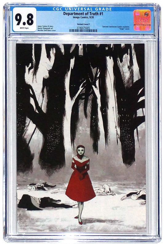 Department of Truth #1 CGC 9.8 Werther Dell'Edera SIKTC Virgin Variant