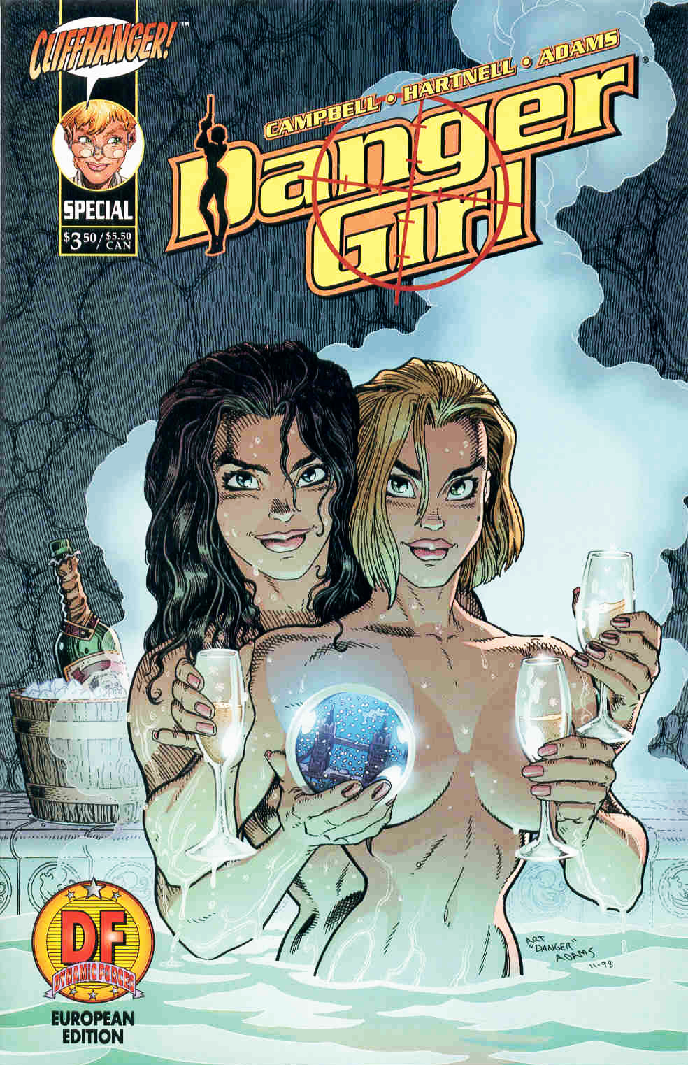 Danger Girl Special #1 DF European Edition Art Admas Variant