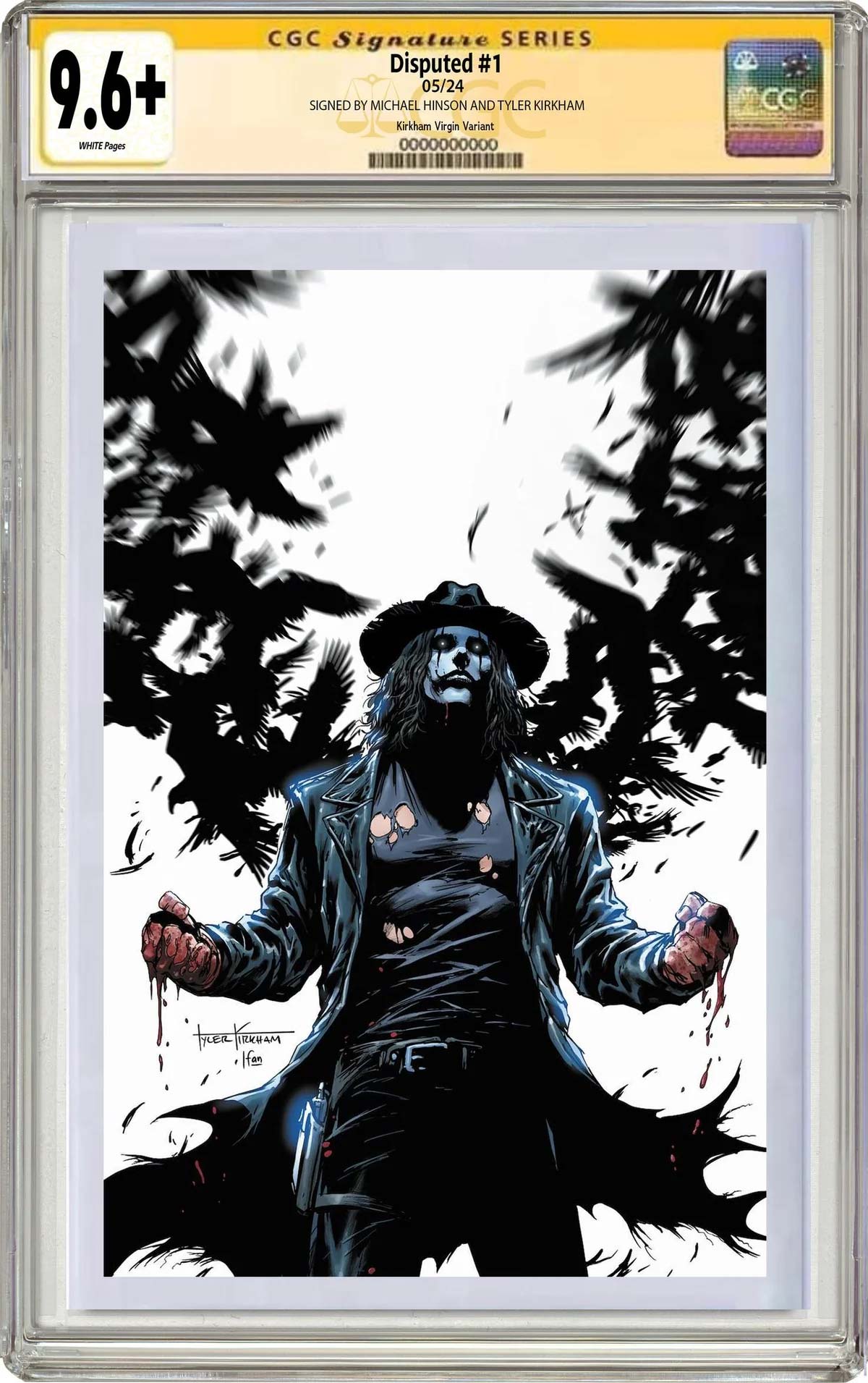 The Disputed #1 CGC SS 9.6 or Better Tyler Kirkham Variant Double Signed