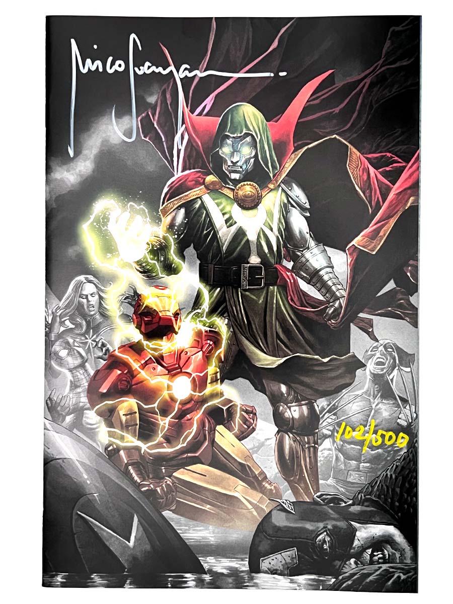 Doom's Division #1 Mico Suayan Color Splash Variant Signed LTD 500