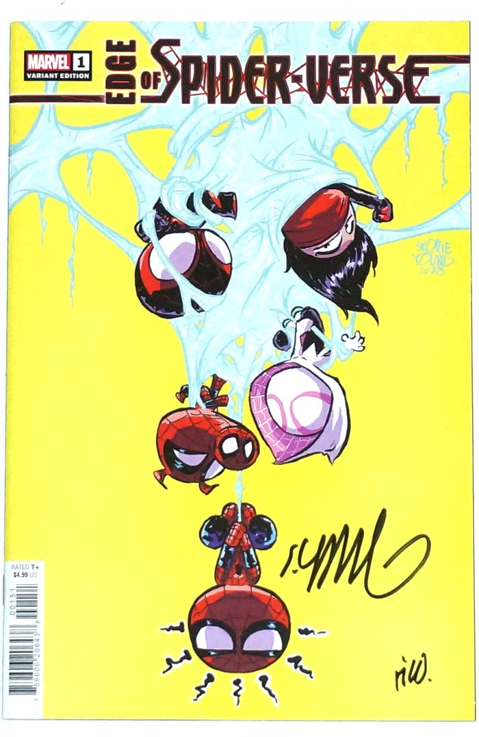 Edge of Spider-Verse #1 Skottie Young Variant Signed Young & Renzi