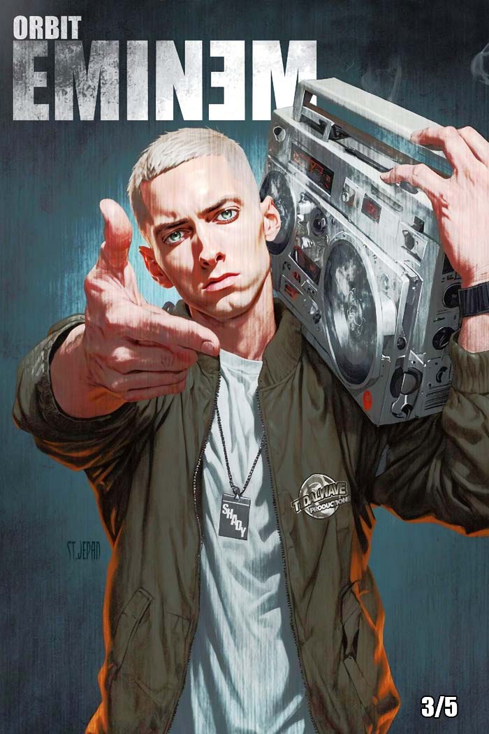 Eminem #1 CBQ Trade Metal Variant by St. Jepan LTD 5