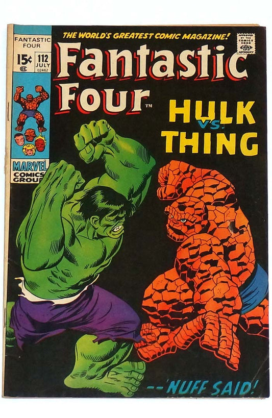 Fantastic Four #112 Classic Hulk vs Thing