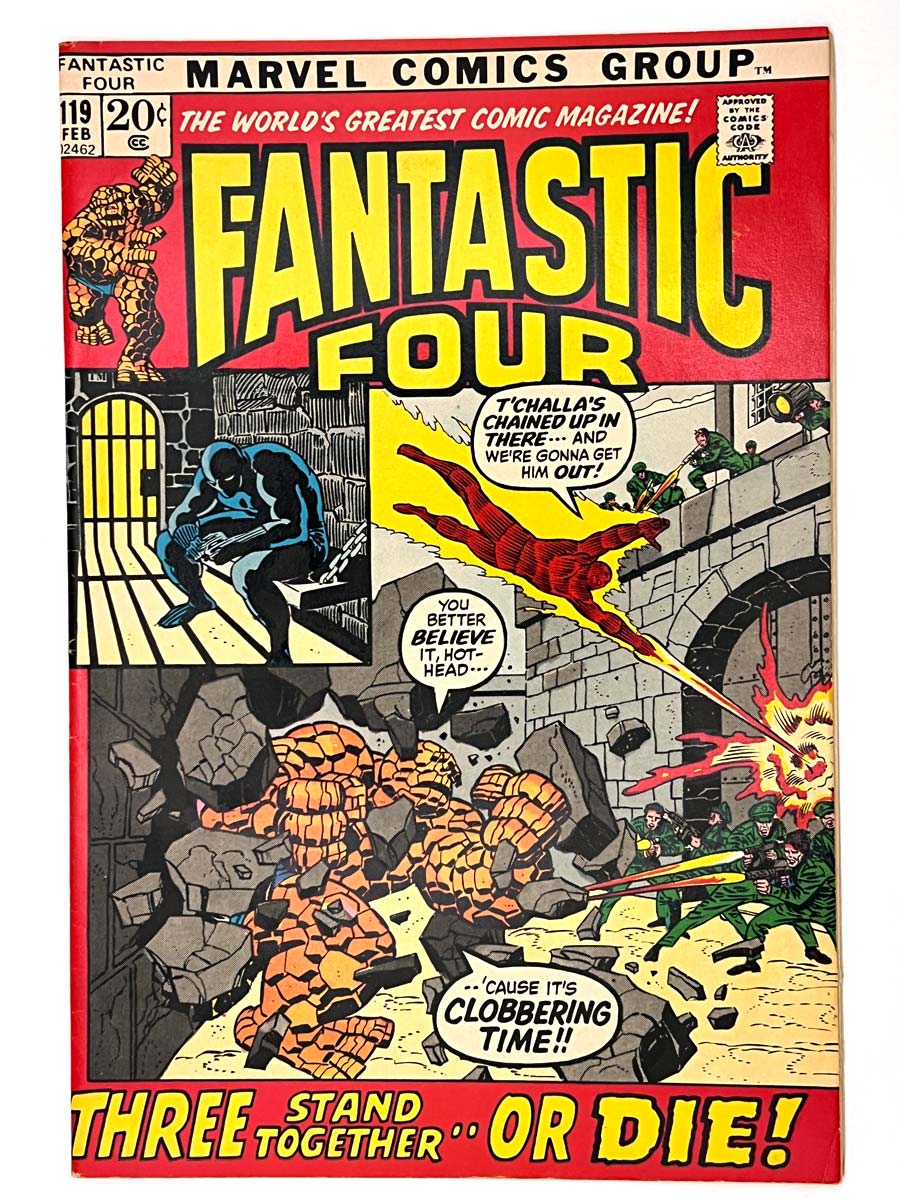 Fantastic Four #119 1st Black Panther as Black Leopard
