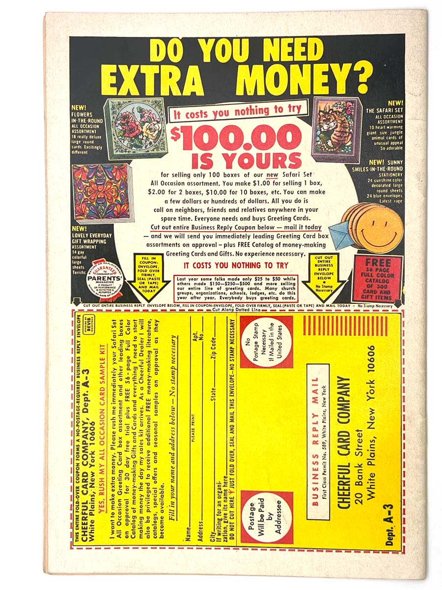 Fantastic Four #121 Death of Air-Walker Back