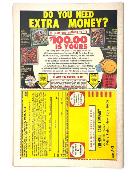 Fantastic Four #121 Death of Air-Walker Back