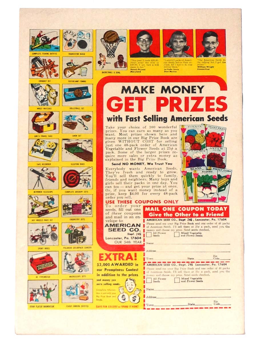 Fantastic Four #122 Galactus Silver Surfer Back