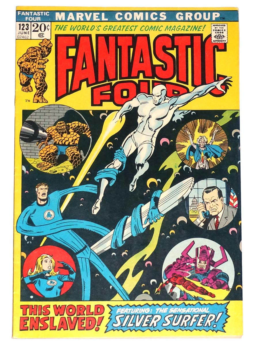 Fantastic Four #123 Galactus Silver Surfer
