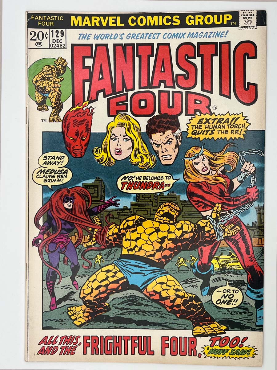 Fantastic Four #129 1st Thundra