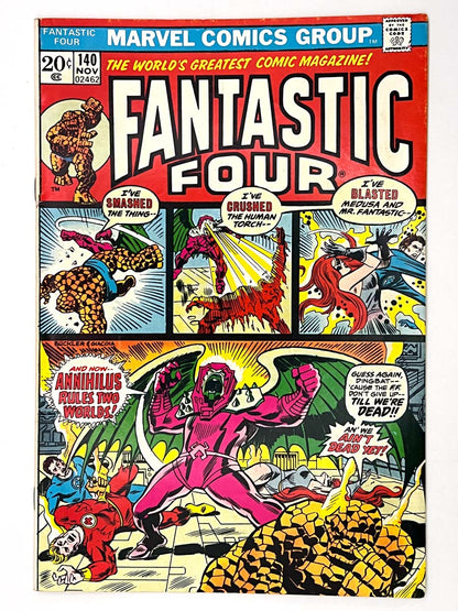 Fantastic Four #140 Origin of Annihilus
