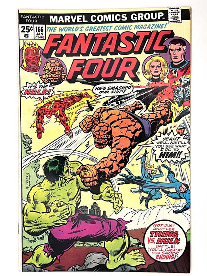 Fantastic Four #166 Classic Hulk vs Thing