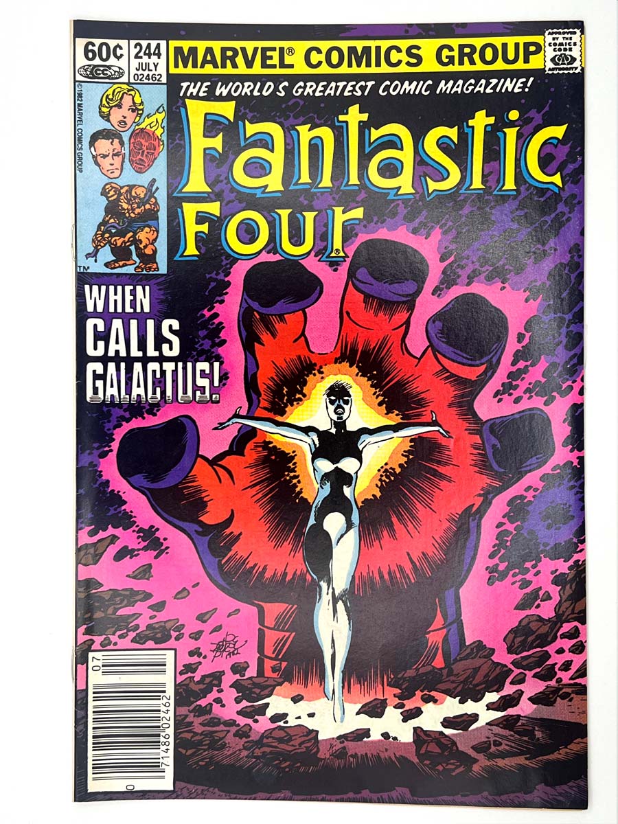 Fantastic Four #244 Newsstand 1st Frankie Raye