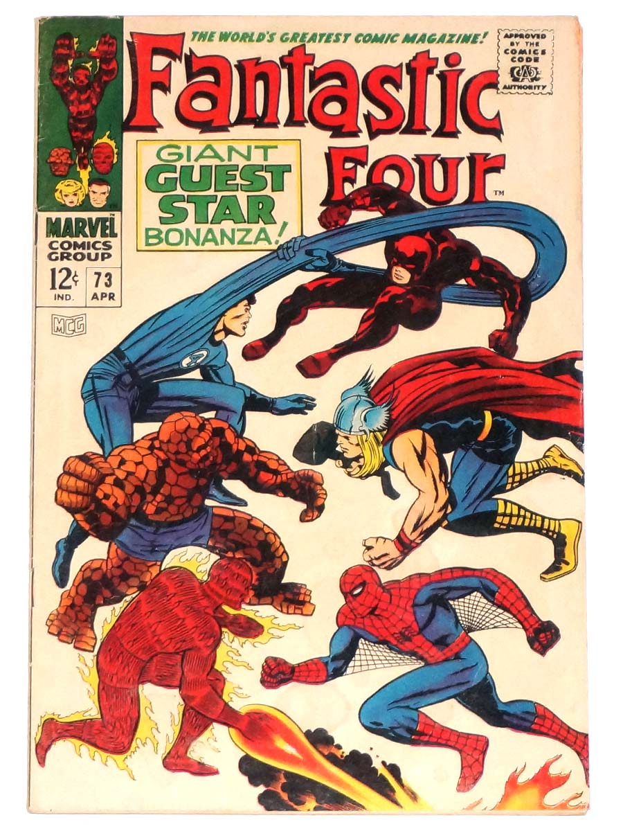 Fantastic Four #73 Iconic Jack Kirby Cover